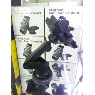 kẹp điện thoại gắn vào xe oto ( long neck one - touch car mount)