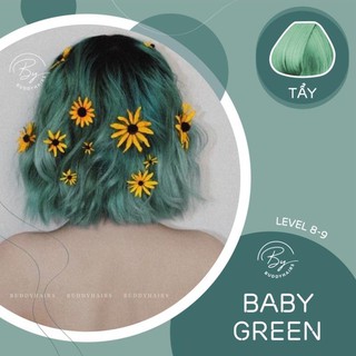 Thuốc nhuộm tóc Baby green/ Green pastel/ Xanh rêu nhạt của Buddyhairs