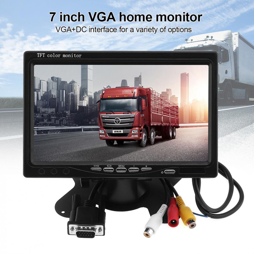 Blackhole  Màn hình 7 inch TFT LCD HD Video AV siêu mỏng cho xe hơi