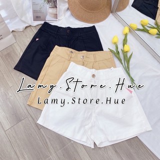 Quần đùi kaki cúc trước cực xinh - Hình thật shop chụp