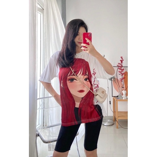 Set Bộ Thun 3D OverSize Quần Leggin Lửng Ảnh Thật