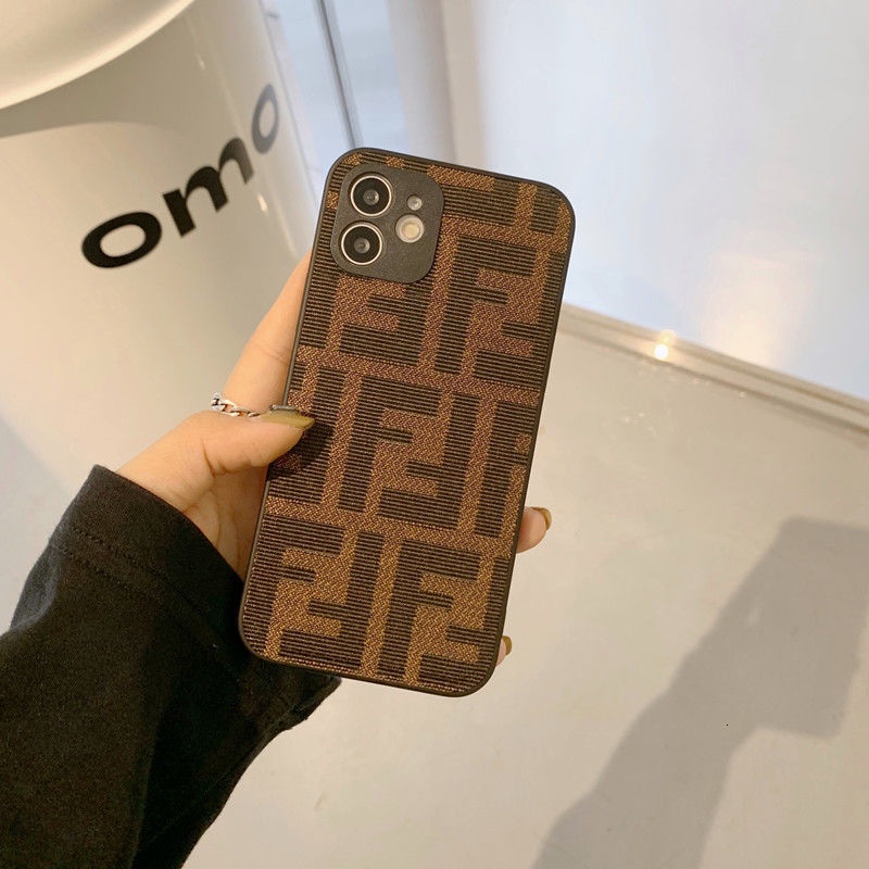 ! Fendi!Ốp điện thoại TPU mềm họa tiết đáng yêu cho iPhone 12/12Pro 12 11 Pro Max iPhone 7/8 Pro X XR XS