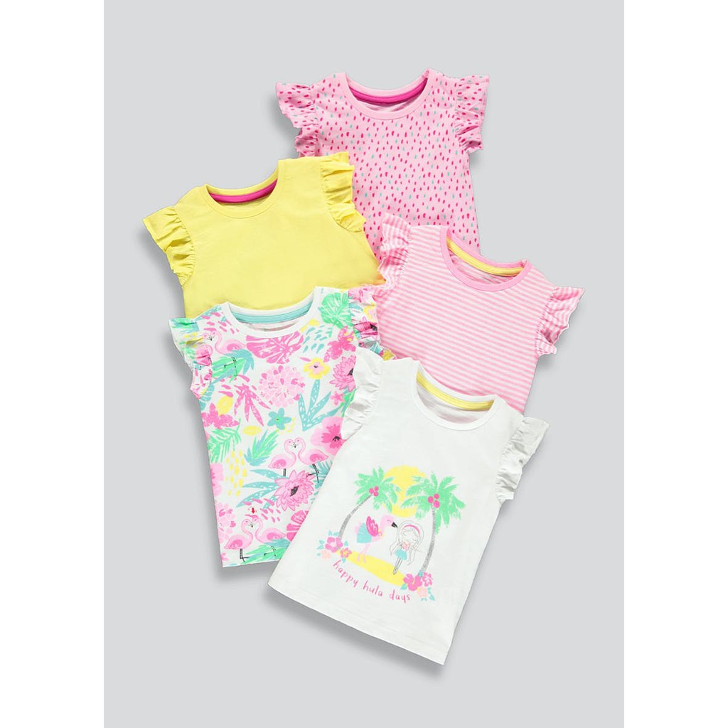 Set 5 áo thun Mat.alan sz 9-12m, hàng săn SALE UK