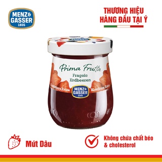 Mứt dâu tây nhập khẩu Ý Mens Gasser hũ 340g