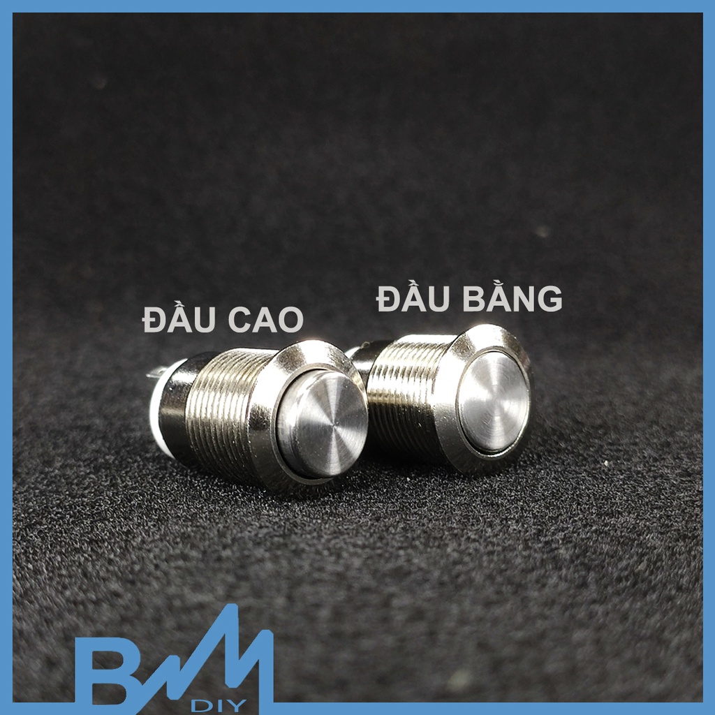 Nút nhấn nhả 12mm hợp kim chống nước