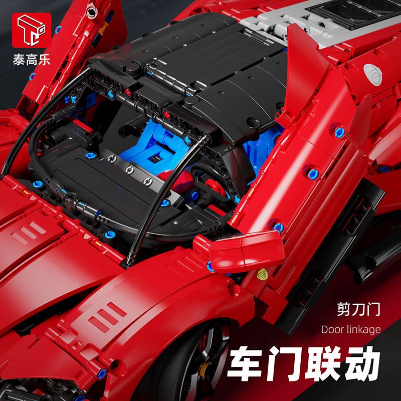 Mô Hình Lắp Ráp Xe Hơi Thể Thao Ferrari 1: 10sp3