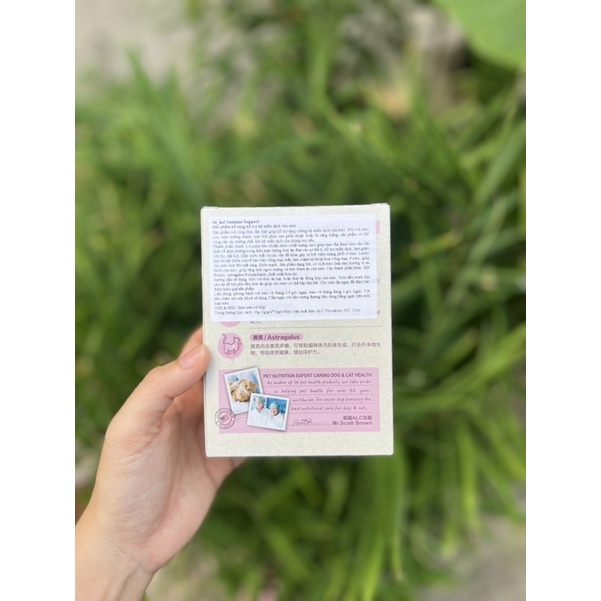 Inkat lysine giúp tăng cường miễn dịch và hỗ trợ hô hấp cho mèo INKAT IMMUNE SUPPORT  xuất xứ Mỹ