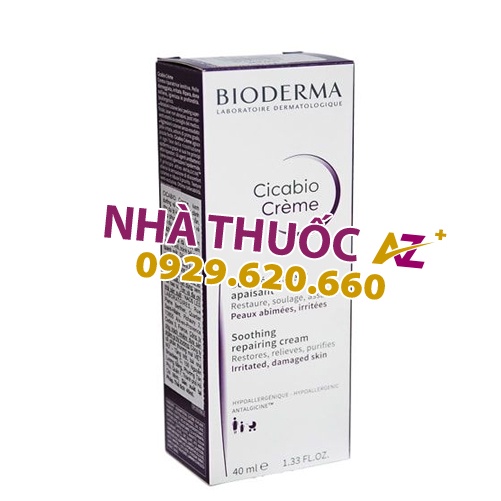 Kem phục hổi da Bioderma Cicabio Chính Hãng 40ml