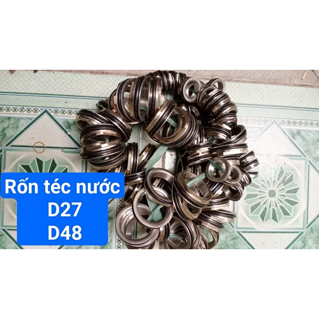 Ốc Rốn Bồn Téc Nước Inox 304 phi 27, 48