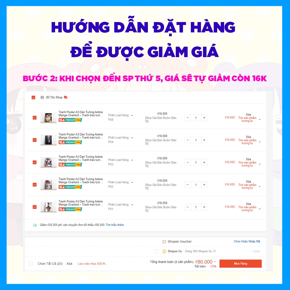 Tranh Poster A3 Dán Tường Anime Manga Chuyển sinh thành Slime – Tranh treo tường dán tường Anime by 2D Tộc Shop