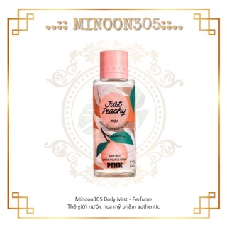 Xịt thơm 𝗩𝗜𝗖𝗧𝗢𝗥𝗜𝗔'𝗦 𝗦𝗘𝗖𝗥𝗘𝗧 pink just peachy 30ml/50ml/100ml/250ml
