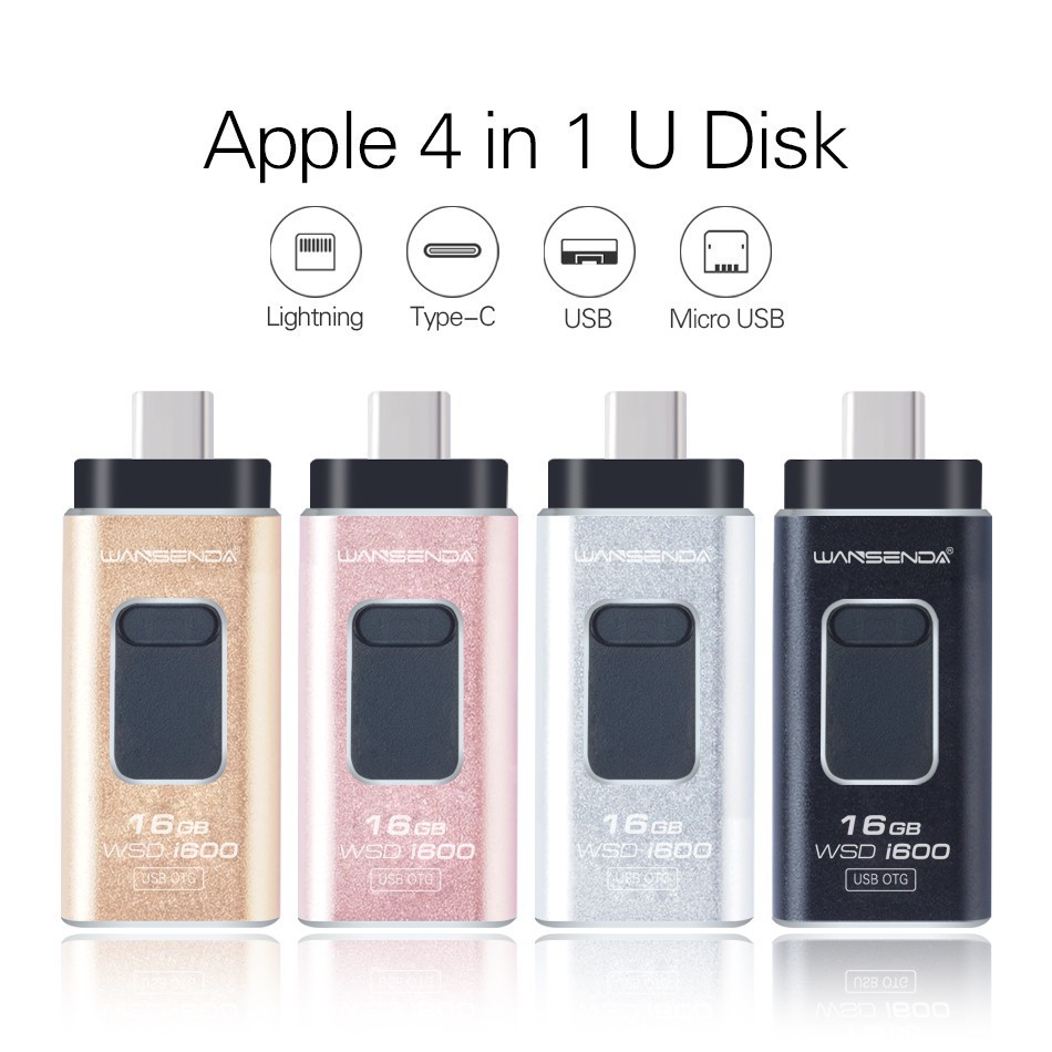 USB 4 trong 1 cho iPhone / Android / Type-C