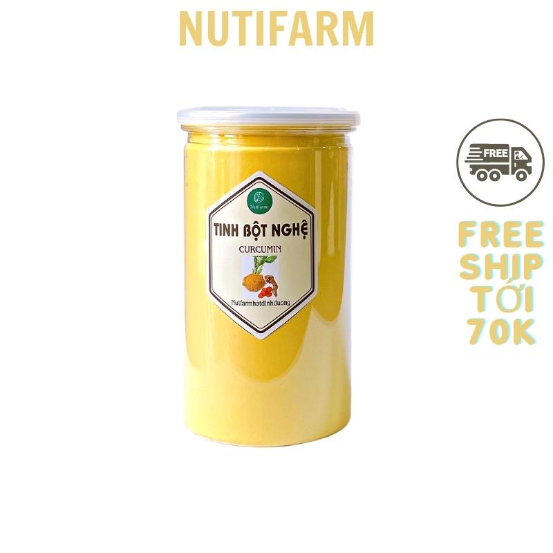 Tinh bột nghệ nguyên chất 400gr NutiFarm - đặc sản đà lạt