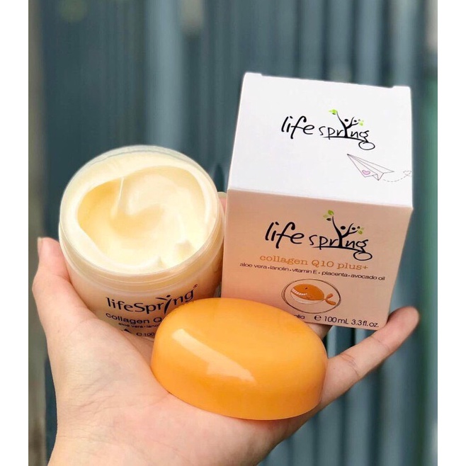 Kem nhau thai cừu Lifespring colagen Q10 phus 100ml