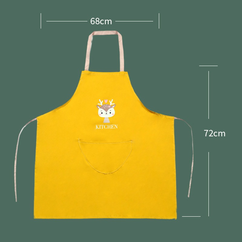Tạp Dề Đa Năng Chống Thấm Nước Và Dầu Họa Tiết Hoạt Hình Dễ Thương Cho Người Lớn