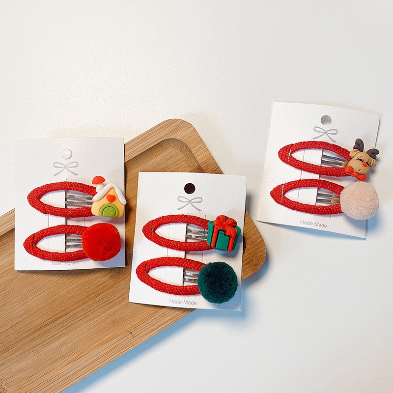 Set 2 kẹp tóc nhựa nhiều màu sắc đầy cá tính