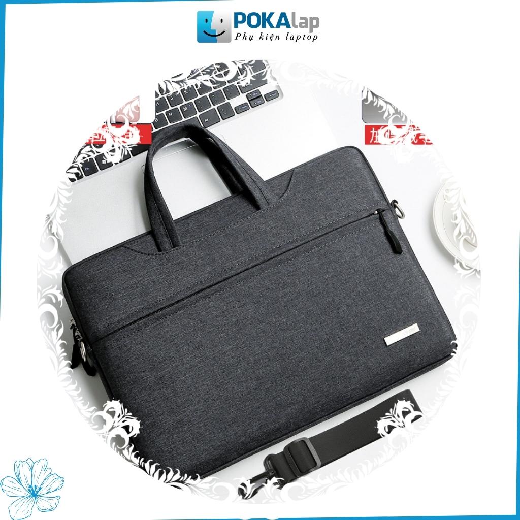 Túi chống sốc laptop, macbook POKA13 chất liệu vải oxford cao cấp chống thấm nước 13,14,15.6 inch unisex - POKALAP