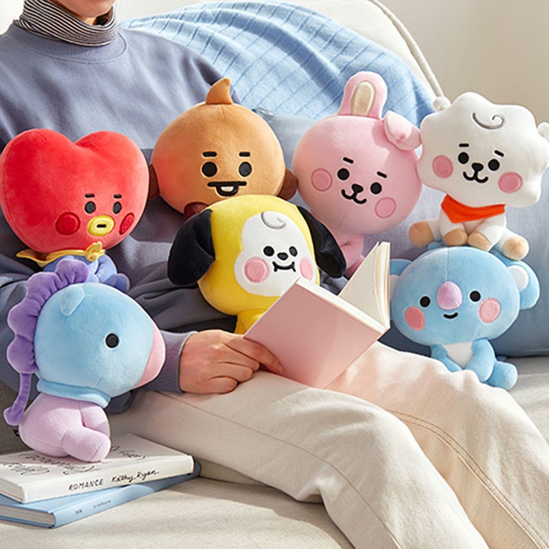Búp Bê Hoạt Hình bt21 koya Xoài rj shooky tata van bts 18-24cm