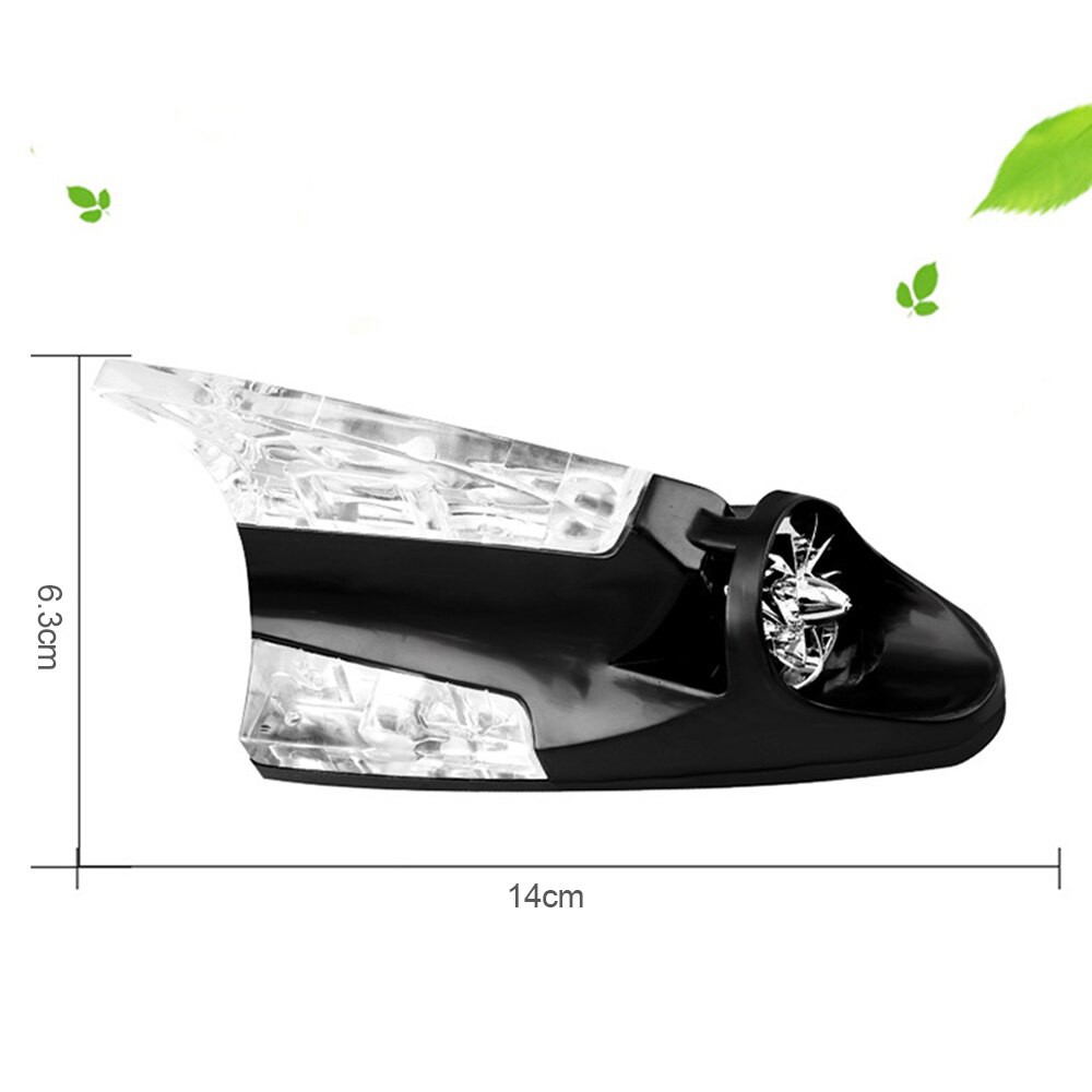 Durable Shark Fin Wind Warning Light Energy Lamp Power LED Safety Anti Collision for Emergency