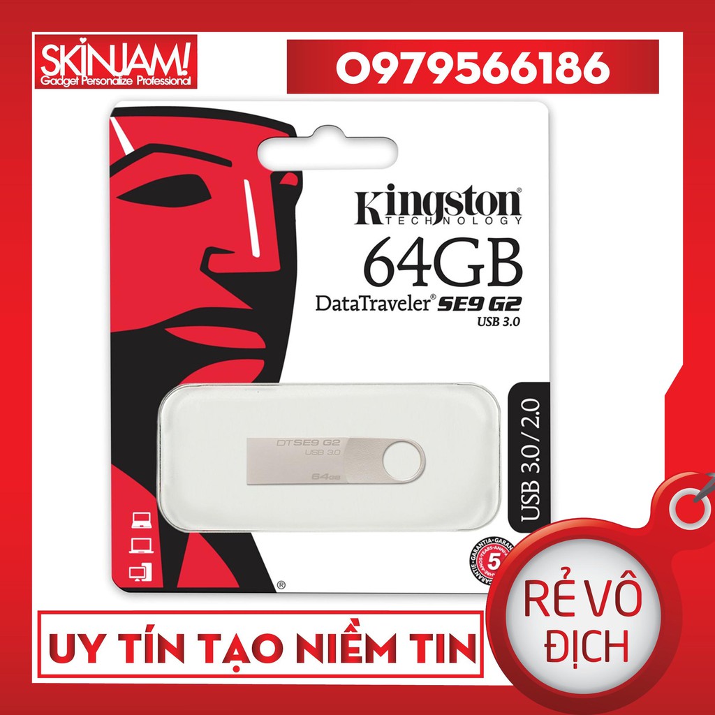 USB 2/4/8/16/32/64 GB Kingston Chống Nước Bảo Hành 12 tháng 1 đổi 1