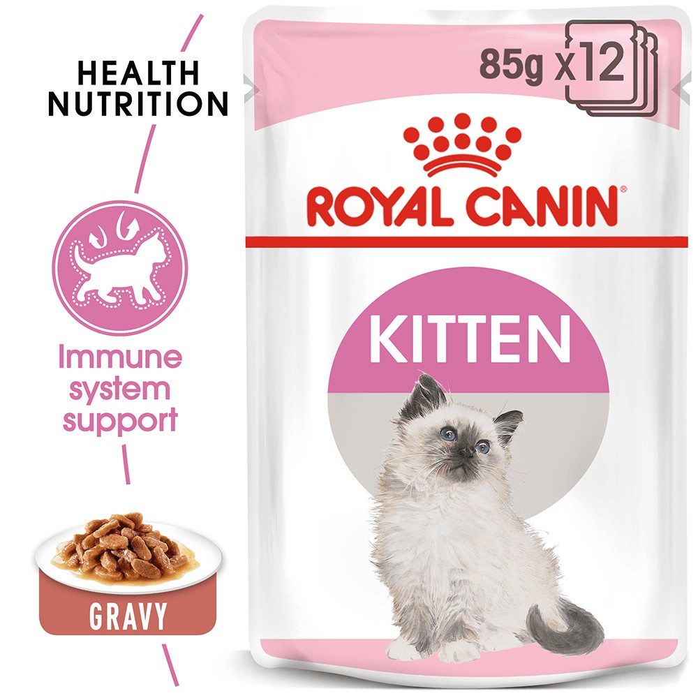 [Hộp 12 Gói] Pate Cho Mèo Con Royal Canin Kitten Gravy 85g