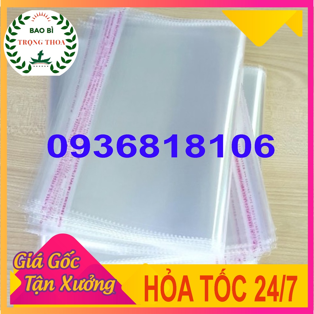 10kg túi OPP  dán miệng- nguyên size