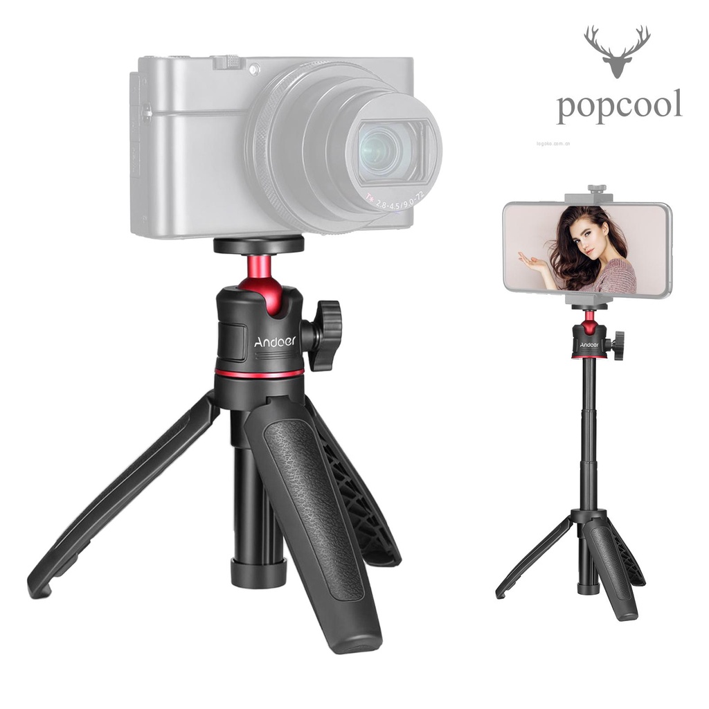 Giá Đỡ Ba Chân Andoer MT-08 Mini Để Bàn Có Đầu Bóng Vít 1 / 4 Inch | BigBuy360 - bigbuy360.vn
