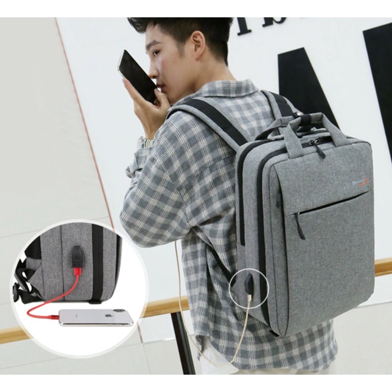 Balo Macbook - Laptop nhỏ gọn chính hãng Brinch, Balo laptop Brinch 268