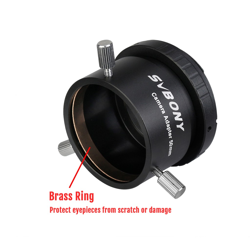 Ngàm gắn SVBONY SV186 T2 Max đường kính ngoài 50mm cho kính thiên văn SV410 máy ảnh Canon/Nikon