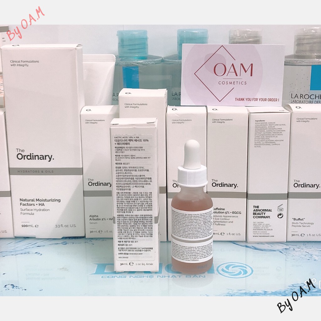 Serum tẩy da chết Lactic Acid + HA 10% +5% 30ml