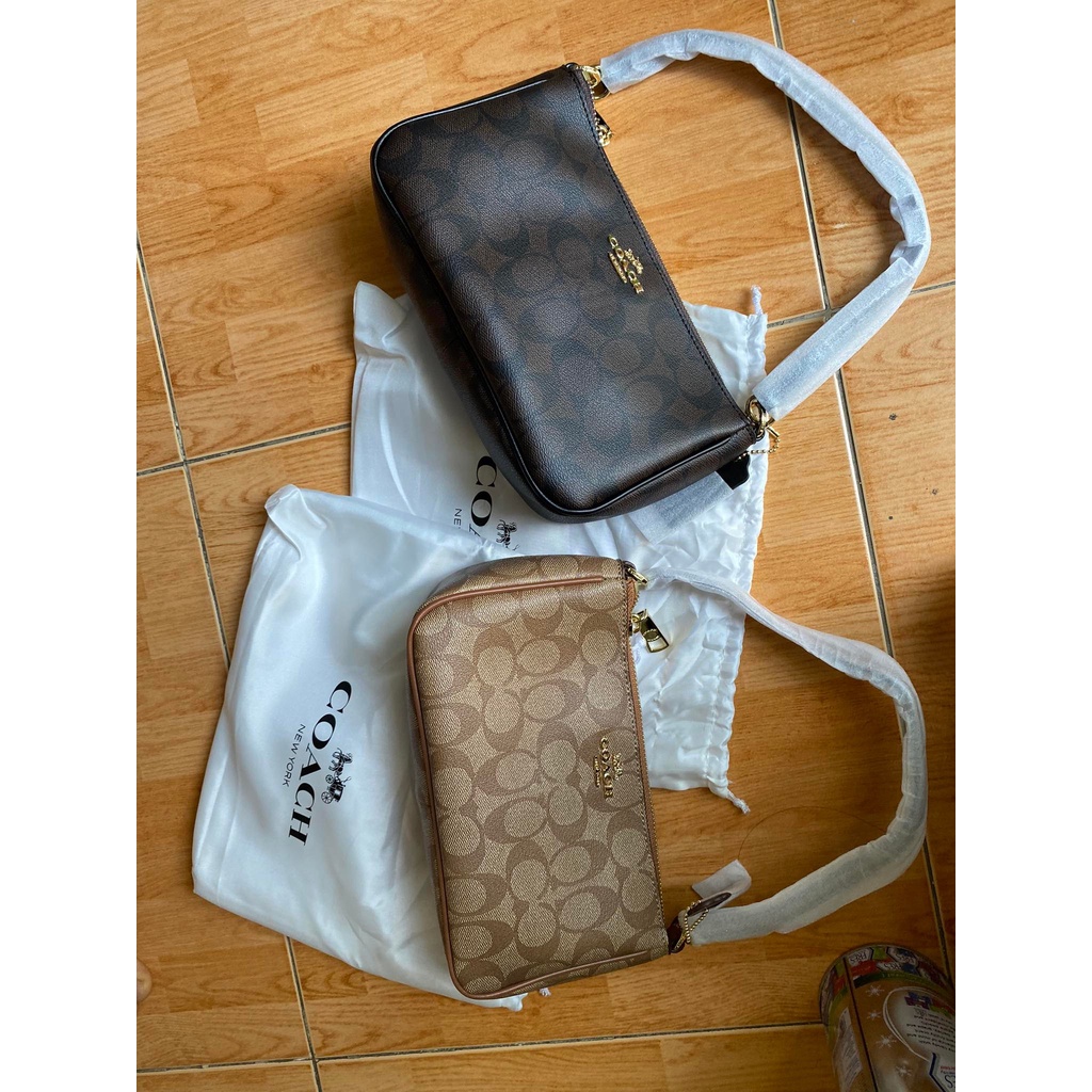 TÚI C0ACH THUYỀN CHỮ MINI 2 dây đeo siêu sang