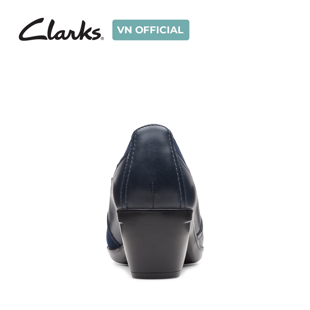 Giày Cao Gót Nữ CLARK Emily Step Màu Navy