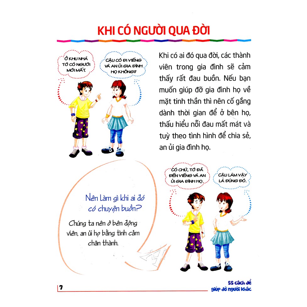 Sách: 55 Cách Để Giúp Đỡ Người Khác - 55 Way To Help Others