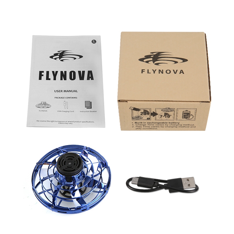 Flynova Free Route Spinner Children's Toy Creative Decompression Aircraft Induction Aircraft UFO