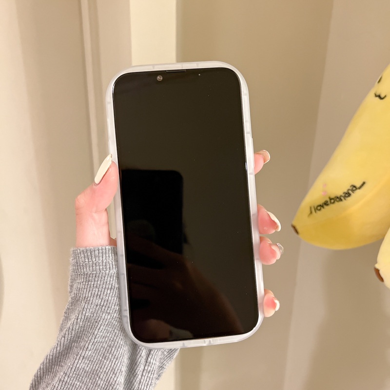 Ốp Điện Thoại Họa Tiết Thỏ Mắt To Hoạt Hình Sáng Tạo Phù Hợp Cho Apple 13Pro 12Pro 11 xs