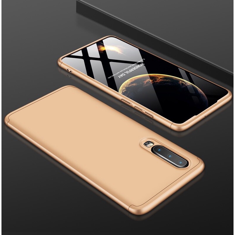 Ốp điện thoại bảo vệ toàn diện 360 độ cho Huawei Y7 Y6 Pro 2019 P30 P20 Pro Lite GKK