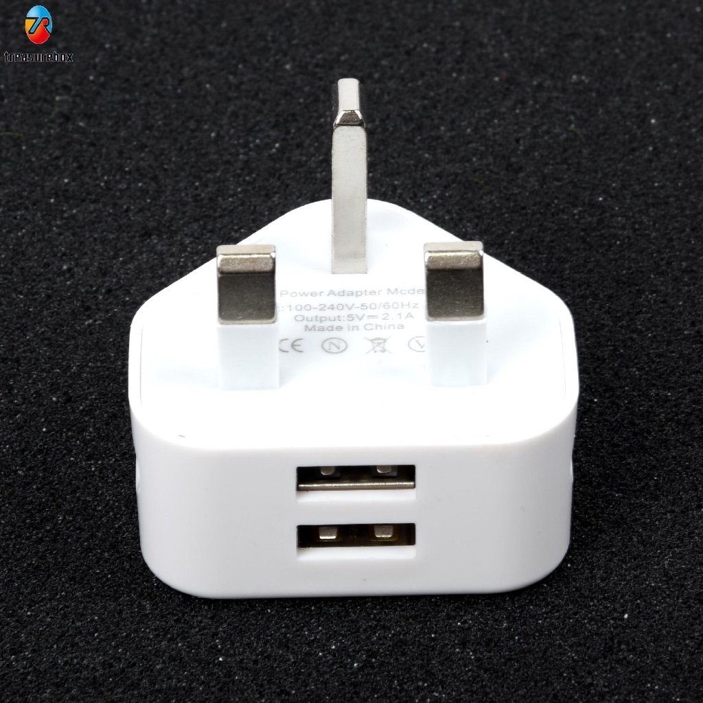 Ổ Cắm Sạc Nhanh 2 Cổng Usb 5v / 2.1a