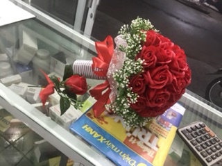 Hoa cưới bằng sáp