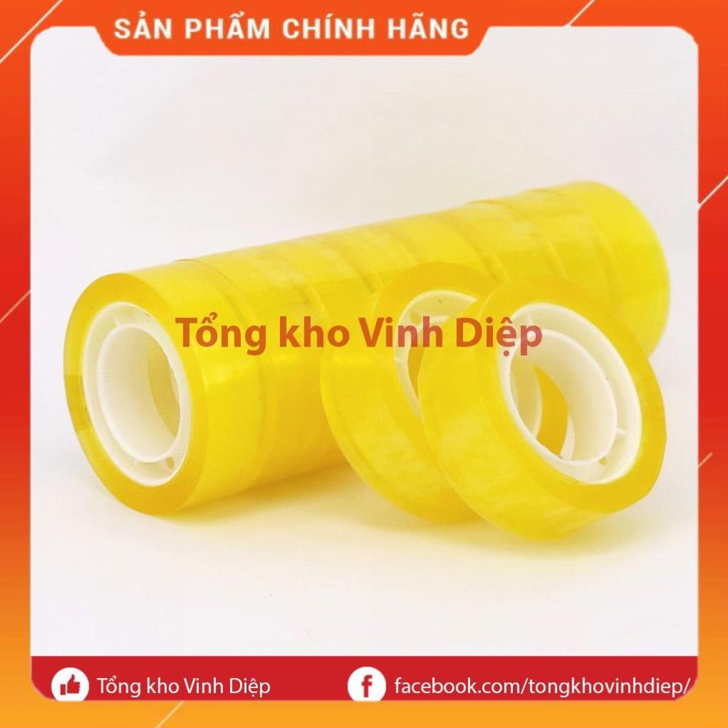 Băng dính văn phòng, băng keo thủ công nhỏ khổ 1cm 1.5cm