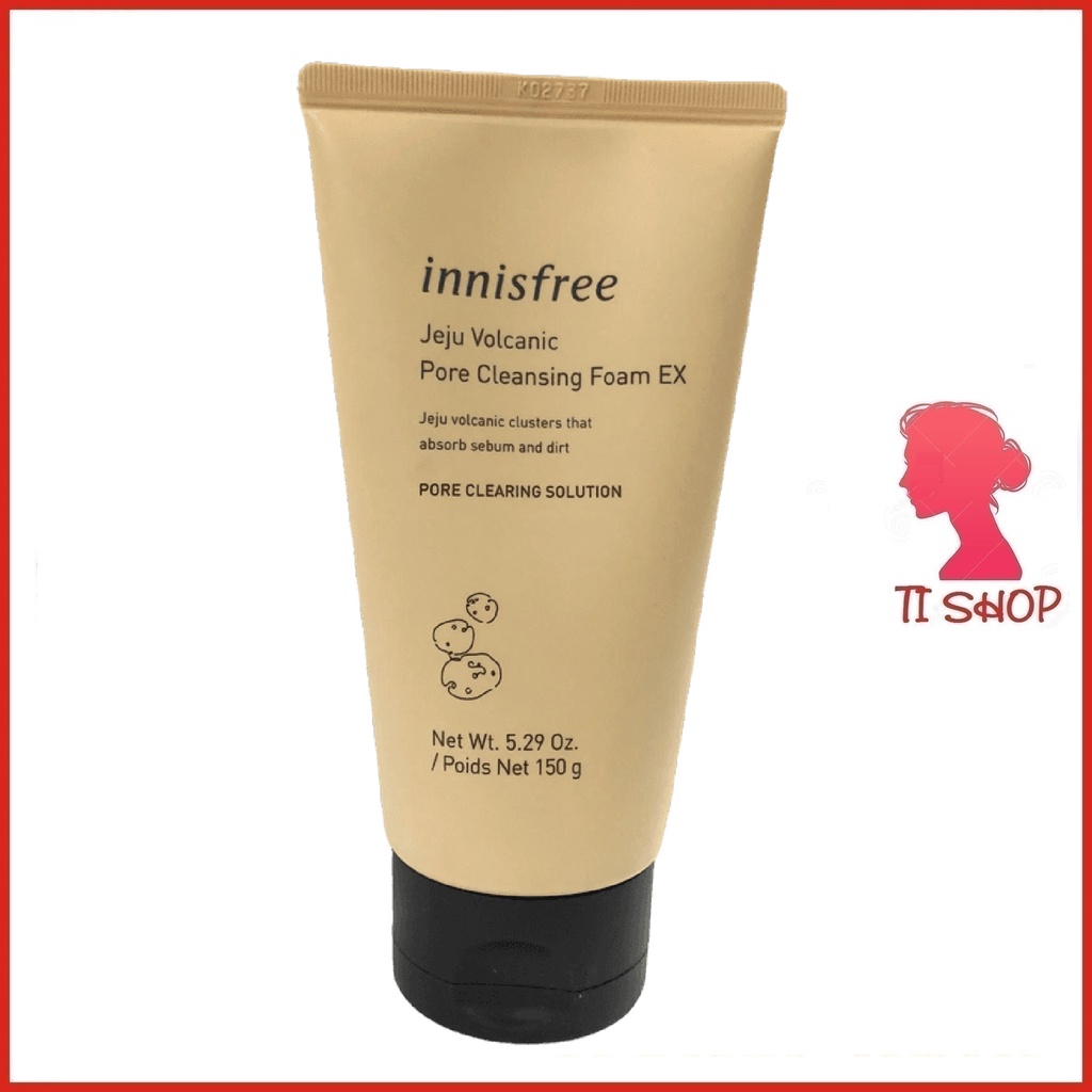 Sữa Rửa Mặt 💋FREESHIP💋 Sữa Rửa Mặt Jeju Volcanic Pore Innisfree giảm mụn loại bỏ bã nhờn 150ml