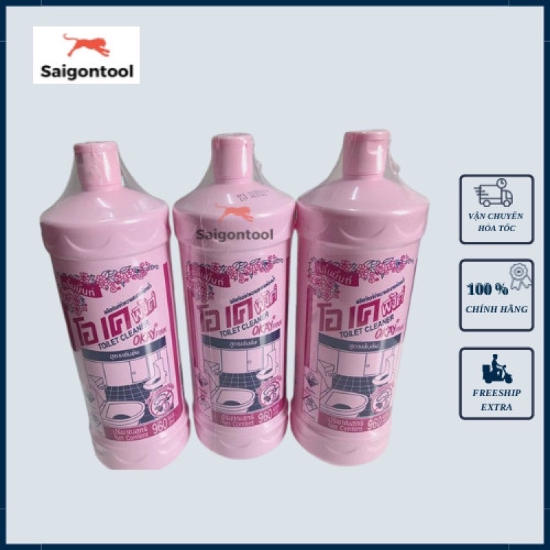 Nước tẩy Okey Thái đa năng 960ml - Hàng chính hãng, sẵn có