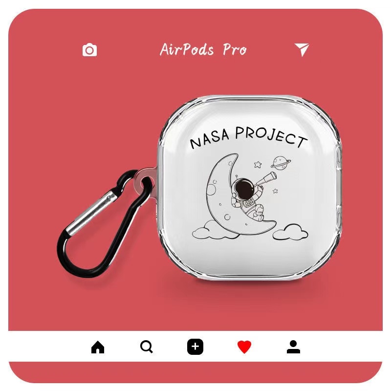 Vỏ bảo vệ tai nghe trong suốt sáng tạo cho Samsung Galaxy Buds Pro | BigBuy360 - bigbuy360.vn