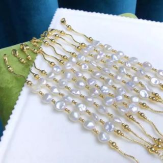 Lắc tay bạc mạ vàng -trai thật