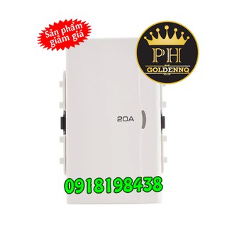 Công tắc 2 cực Schneider 20A có đèn báo, size L Concept