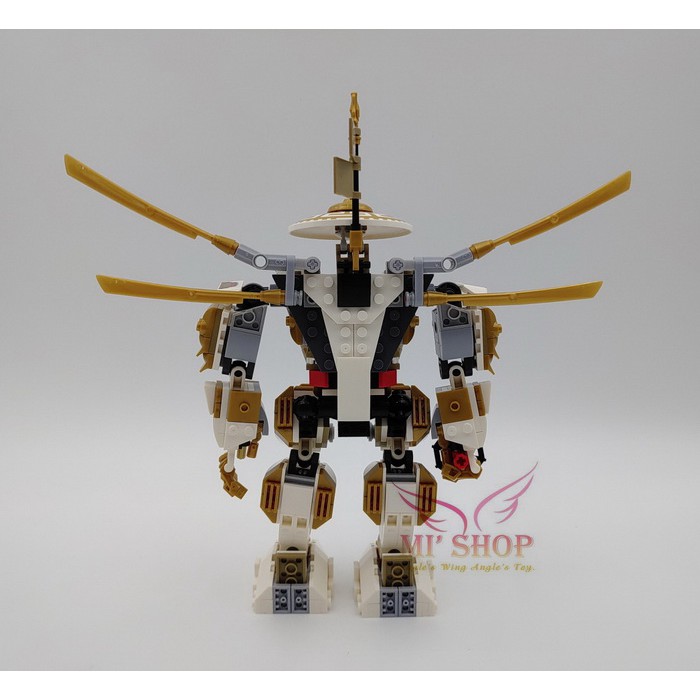 Có sẵn Lắp Ráp Lari 11492 Golden Mech Chiến giáp hoàng kim Ninjago 517pcs