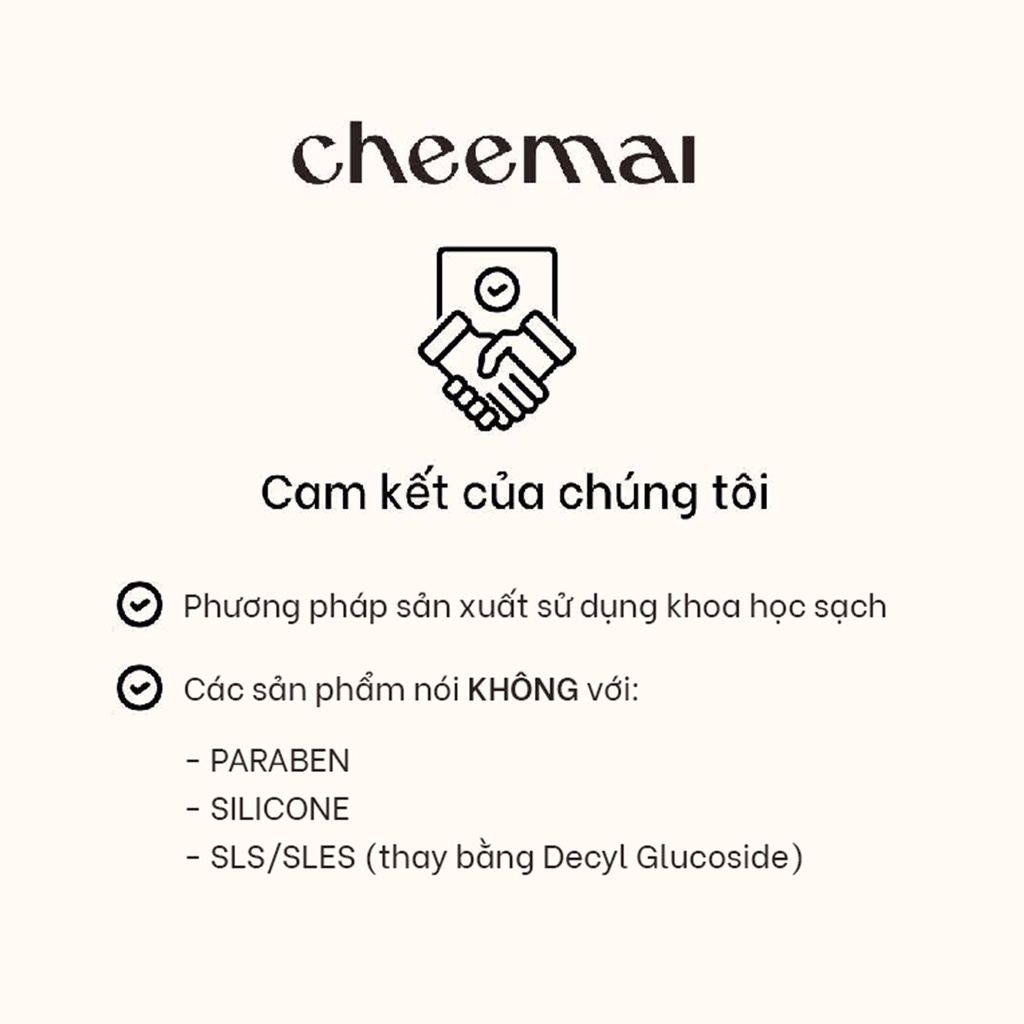 Dầu gội bồ kết tinh dầu bưởi nuôi dưỡng da đầu, kích thích mọc tóc, chống gãy rụng 300ml - Nâng Niu CHEEMAI Việt Nam