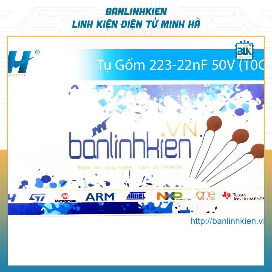 Tụ Gốm 223-22nF 50V (10 Chiếc)