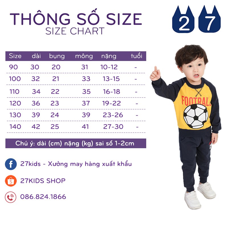 Quần thun cotton bé trai 27KIDS quần soóc họa tiết thể thao hàng xuất Âu Mỹ