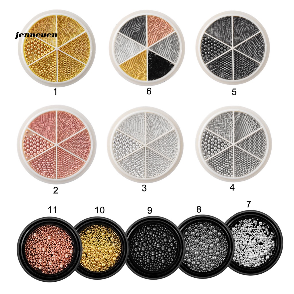 Hạt Kim Loại Nhiều Kích Thước Dùng Trang Trí Móng Tay Nghệ Thuật