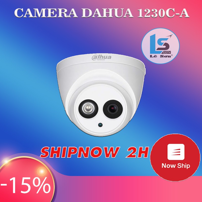 Camera Dahua⭐FREESHIP⭐Camera IPC 1230CA V2( có tích hợp mic, hỗ trợ POE ) thế mã (6253CA) | WebRaoVat - webraovat.net.vn